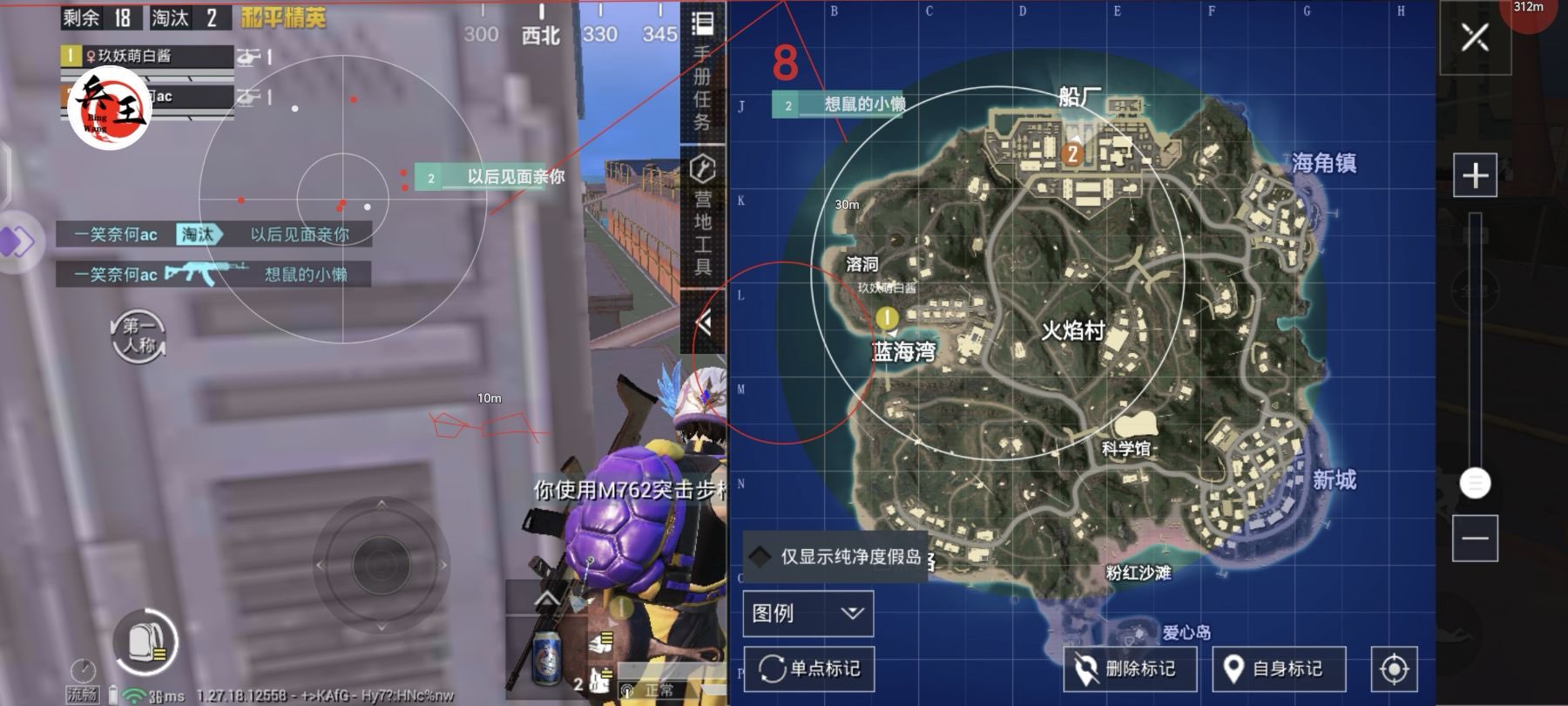 和平精英「青蛙直装」辅助，支持地铁